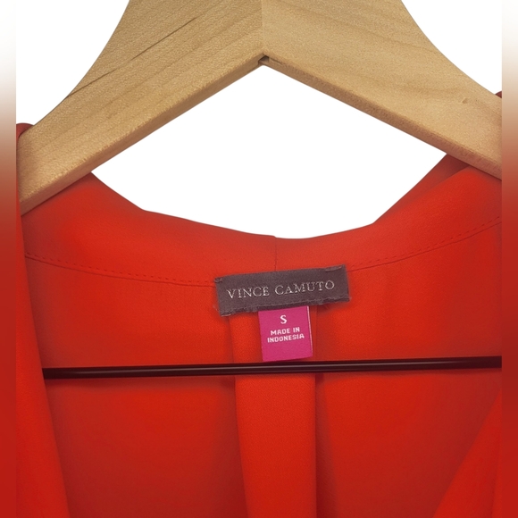 Vince Camuto Vibrant Red Tank Top Small - New - Picture 3 of 4